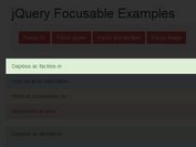 jQuery Plugin To Set Focus On Any DOM Element - Focusable
