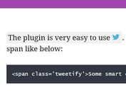 jQuery Plugin To Share Specific Text On Twitter - Tweetify