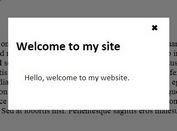 jQuery Plugin To Show A Popup Only Once Per Visitor - First Visit Popup