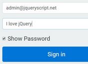 jQuery Plugin To Show / Hide Password In The Form
