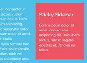 jQuery Plugin To Stick An Element Within A Specified Container - Sticky-Element
