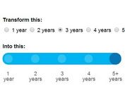 jQuery Plugin To Transform Radio Buttons Into A Sliders - Radios To Slider