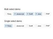 jQuery Plugin To Transform Select Options Into Labels - selectify