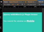 jQuery Plugin To Trigger Events or Alter Classes On Window Resize - widthWatch.js