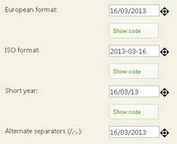 jQuery Plugin for Input Field Date Format and Spinner - Date Entry