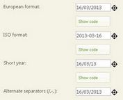 jQuery Plugin for Input Field Date Format and Spinner - Date Entry