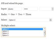 jQuery Plugin to Save Form Data In Web Storage - DataSaver
