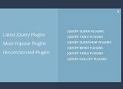jQuery Popup Menu Plugin With CSS3 Animations - Square Menu