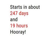 jQuery Relative Time Countdown Plugin - text-countdown.js
