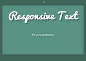 jQuery Responsive Text Plugin - Responsive Text