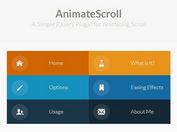 jQuery Scroll To Plugin With Easing Effects - Animate Scroll