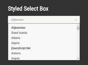 jQuery Plugin For Styled Select Box