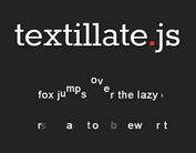 jQuery Text Animation Plugin with CSS3 - textillate