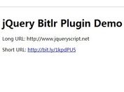 jQuery URL Shorten Plugin Using Bit.ly API - Bitlr