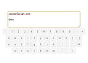 jQuery Virtual Keyboard For Input and Textarea - jkeyboard