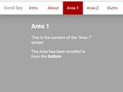 Detect Which Content Section You're Viewing On - r5 Scroll Spy