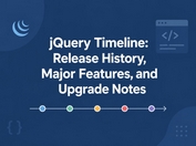 jQuery Timeline: Release History From 1.0 to 4.0