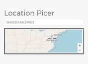 Easy Leaflet Location Picker In jQuery