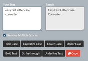 Easy Fast Letter Case Converter In jQuery