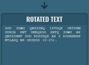 ROT13 Inspired Letter Substitution Cipher - jQuery Text Rotator