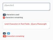 Limit Characters In Text Fields - jQuery MaxLength
