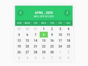 Basic Localizable Calendar In JavaScript - iCalendar
