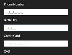 Mask Numeric Values In Input Fields - jQuery NumberMask