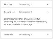 Dynamic Material Design Expansion Panel In jQuery - matd_expandlist.js