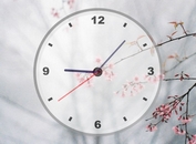 Minimal Clean Analog Clock With jQuery And CSS3