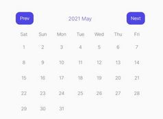 Minimalist Navigatable Calendar In jQuery
