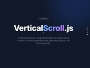Mobile-friendly Full-Page Scrolling with jQuery Vertical Scroll Plugin