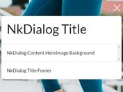 Full-featured Modal Dialog Plugin - jQuery NkDialog