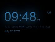 Modern Digital Clock In jQuery