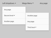 Cross-platform Multi-level Dropdown Menu - Vegas Nav