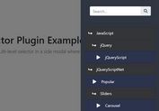 Filterable Multi-level Selector Plugin - jQuery Modal Selector