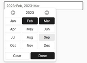 Choose Multiple Months With Multi Month Picker jQuery Plugin