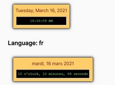 Customizable Multilingual Digital Clock Plugin - jqClock.js