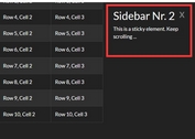 Make Multiple Elements Stick With jQuery Stickr.js Plugin