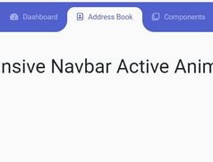 Responsive Navbar Active Animation For Bootstrap 4