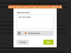 Annotating Texts and Notetaking With jQuery - Annotator