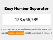 Auto Add Thousand Separators In Numbers - Easy Number Separator