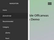 Lightweight Flexible Offcanvas Navigation - jQuery pushmenu.js