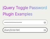 One-Click Password Visibility With jQuery - Toggle Password