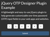 Customizable One-time Password Input Plugin - jQuery OTP Designer