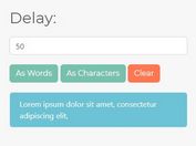 Output Text With Delay - jQuery DelayText