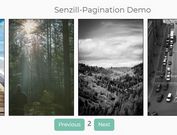 Fast Content Paginator With jQuery And Bootstrap 4 - Senzill Pagination