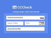 Create A Beautiful Payment Form With Credit Card Check Plugin