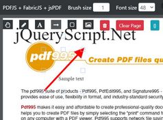 PDF Annotation And Drawing Markup Plugin - pdfannotate.js