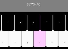 Piano Keyboard Like Calculator App In jQuery - Pianolator