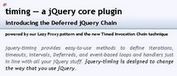 A powerful & Useful jQuery Plugin - jquery-timing